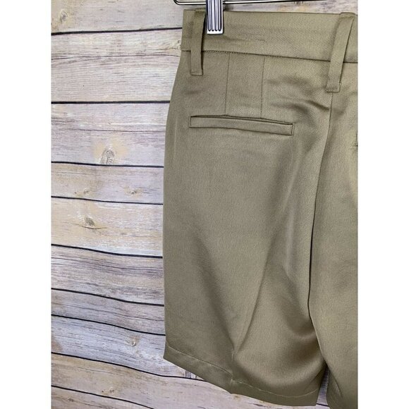 Gap NWT Womens 0P Bermuda Shorts Flat Front Tan Po - Picture 7 of 10